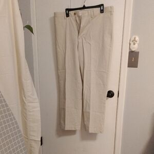 Lands' End Men's Light Tan Chinos, Comfort Waist